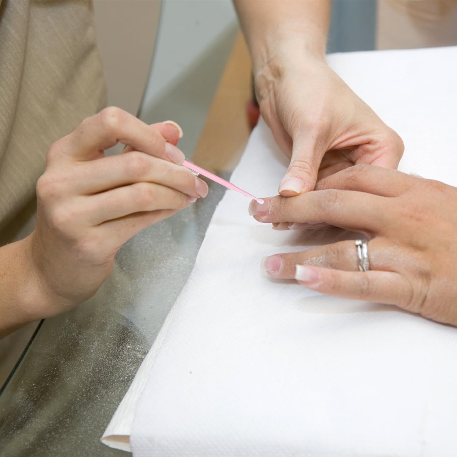 Disposable 2mm Precision Mascara swab, For Cleaning and Applying Makeup